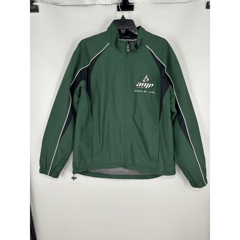 Dale Earnhardt Jr Amp‎ Energy Jacket Windbreaker Vintage Racing #88 Mens Large